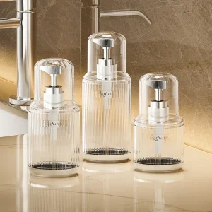 Distributeur de savon liquide 60/90/120ML, bouteille vide, pompe rechargeable, bouteilles de shampoing pour salle de bain, récipient liquide, distributeur de shampoing, décor