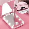 Miroir maquillage pliable compact LED portable voyage… – vue 2