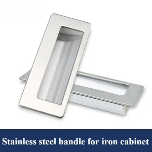 Poignée d&rsquo;armoire en acier inoxydable, pour tiroir de classeur, traction en métal, accessoires de quincaillerie intégrés