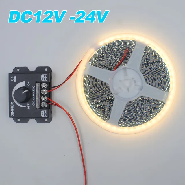 Variateur de luminosité réglable DC 12V 24V LED 360W 30A