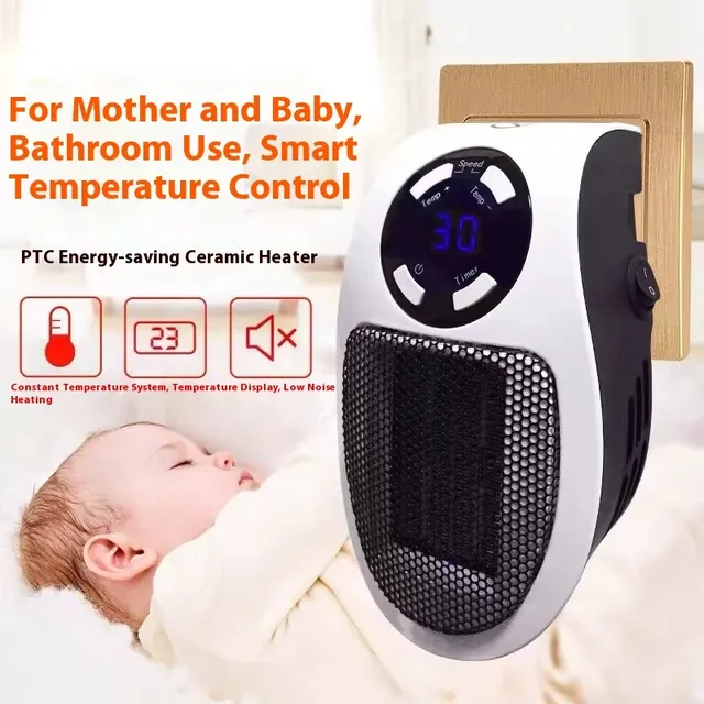 HOMFISH chauffage électrique chauffage de pièce pratique… – vue 2