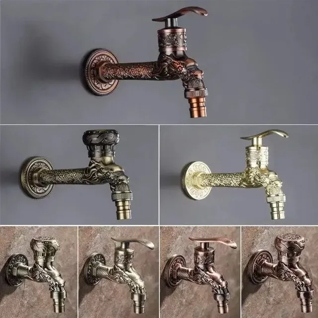 Robinet de Machine à laver mural de Style européen Antique – vue 4