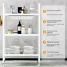 Étagère rangement multicouche cuisine chariot stockage… – vue 4