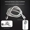 Tuyau de douche Flexible noir/argent de 1.5M – vue 2
