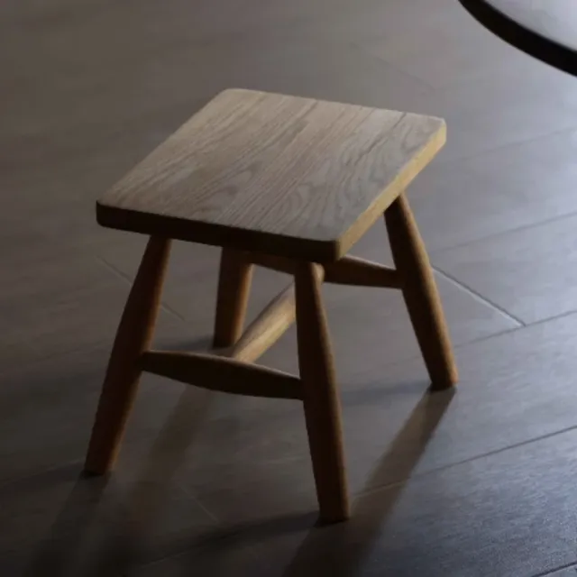 Chaise simple en bois – vue 5