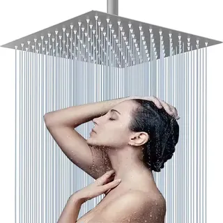 Pommeau de douche à effet de pluie 12/10/8 pouces