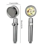 Pommeau douche pressurisé rotation 360 double turbine… – vue 4