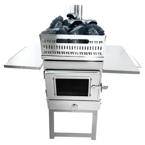 Réchaud de sauna pliable compact extérieur pour tentes | Chauffage incendie en bois à double usage avec tuyau de cheminée pour chauffage de sauna de camping Réchaud de sauna pliable compact extérieur pour tentes | Chauffage incendie en bois à double usage avec tuyau de cheminée pour chauffage de sauna de camping