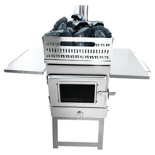 Réchaud de sauna pliable compact extérieur pour tentes
