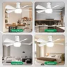 LED ventilateur de plafond avec lumière E27 prise… – vue 6