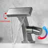 Robinet de salle de bains cascade en laiton gris pistolet – vue 4