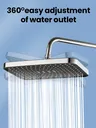 Pommeau douche plafond surdimensionné pluie 12pouces… – vue 6