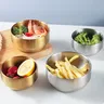 Bol à riz Double en acier inoxydable 304 – vue 2