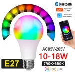 Ampoule LED WiFi intelligente E27 RGB, application cozylife, ampoules à intensité variable, fonctionne avec Alexa Google Home, commande vocale, lampe LED magique