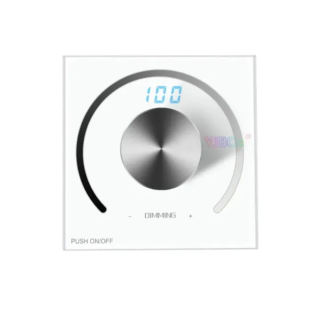 Bouton de panneau de gradateur monochrome – vue 2