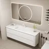 Double lavabo Double Pot en chêne – vue 2