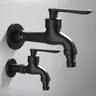 Robinet Mural Monocommande Noir Mat Cuivré Bec Coudé… – vue 3