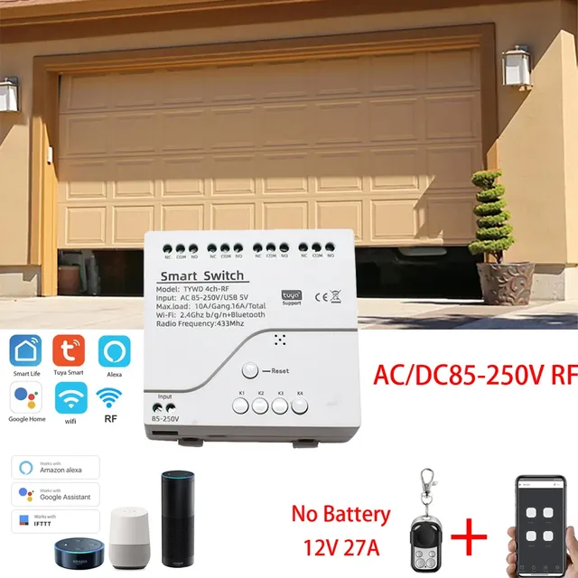 Commutateur WiFi Tuya 1CH Relais Smart Home Contrôle… – vue 6
