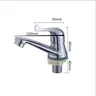 Robinet d'eau froide simple pour salle de bains – vue 3