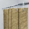 Rideau douche doré pailleté polyester imperméable… – vue 5
