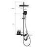 Ensemble douche cascade gris peint mitigeur mural cuivre… – vue 6
