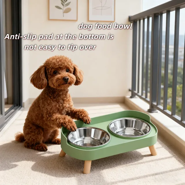 Bol pour chat en acier inoxydable – vue 6