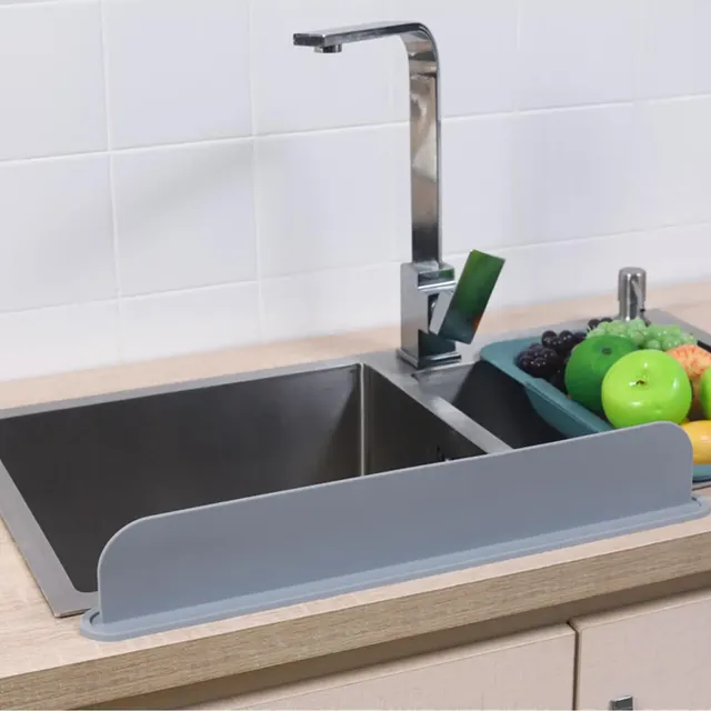 Tapis de robinet d'évier de cuisine Long en Silicone – vue 5