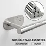 Acier inoxydable Porte-serviettes Rétractable Fixé au… – vue 4