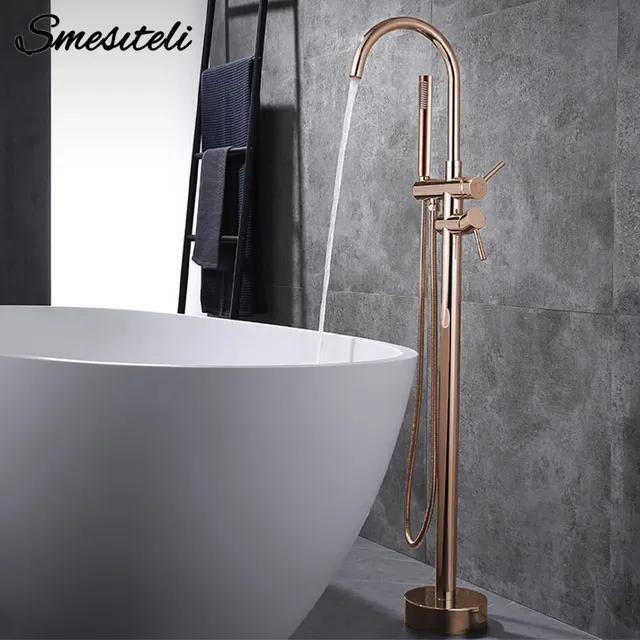Baignoire Autoportante en Laiton Rose localité