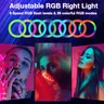 Anneau lumineux RGB rond avec télécommande pour Smartphone – vue 2