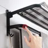 Porte-serviettes noir mat 40-60CM – vue 3