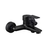 Robinet douche noir laiton mitigeur monocommande mural… – vue 5