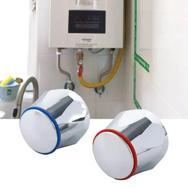 Gadget bouton rouge + bleu lavabo cuisine salle de bains… – vue 7