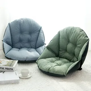 Coussin de siège semi-fermé avec dossier et coussin