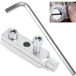 Nouveau outil d&rsquo;extraction de fil cassé de Valve d&rsquo;angle de robinet pour outil de retrait de fil de Valve d&rsquo;angle de robinet Kit de réparation de tuyau d&rsquo;eau de robinet Portable
