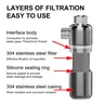 Filtre anti-détartrage en acier inoxydable – vue 5