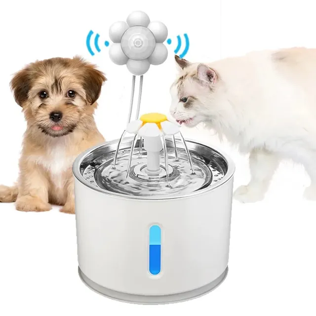 Joli de fontaine d'eau pour chat à capteur infrarouge – vue 4