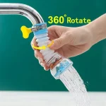Le robinet de cuisine peut tourner prolonger le filtre anti-éclaboussures, robinet d&rsquo;eau universel pour la maison, lavabo multifonction, robinet de douche