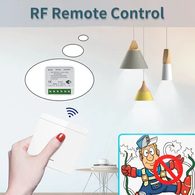 Wifi RF 433MHz commutateur intelligent Tuya vie… – vue 3
