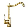Robinet de lavabo en or – vue 2