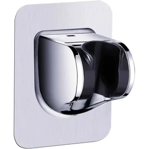 Sleek, Adjustable Shower Head Holder – Easy Mount with Strong Adhesive, No Drill Needed – Enhance Your Shower Experience