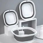 Lavabos portables en plastique, lavabos pliants, essentiels pour dortoir, seau pliable, lavabo, salle de bains, accessoires de cuisine