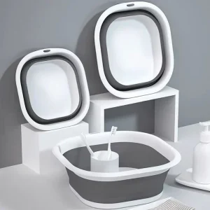 Lavabos portables en plastique, lavabos pliants, essentiels pour dortoir, seau pliable, lavabo, salle de bains, accessoires de cuisine