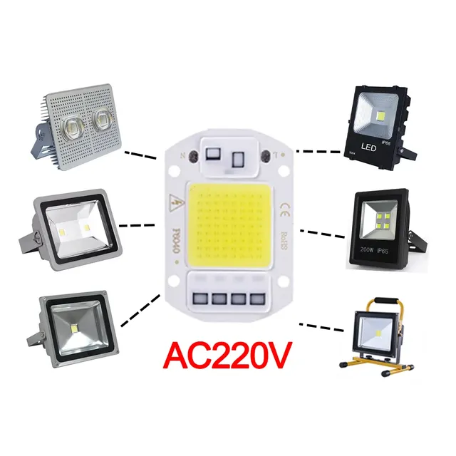 Puce LED 20W 30W 50W AC 220V IC intelligent pas besoin… – vue 5