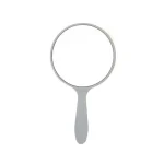 Miroir de maquillage Durable, petit miroir rond portatif avec poignée, miroir Portable Anti-chute pour la maison