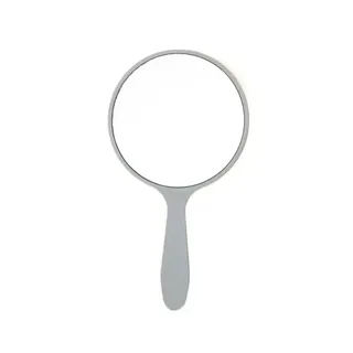 Miroir maquillage rond portable poignée ergonomique ABS léger compact…