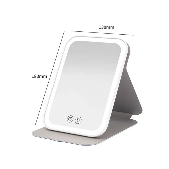 Miroir de maquillage à écran tactile LED – vue 6