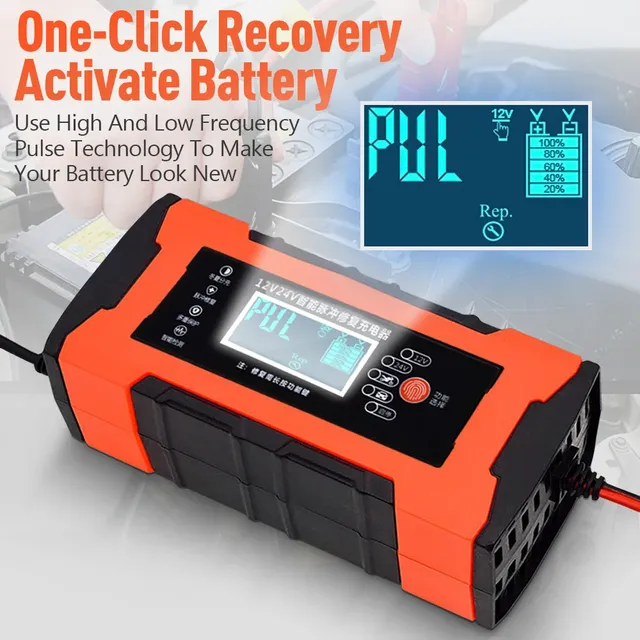 Chargeur de batterie de voiture 10A 12V chargeur de… – vue 5