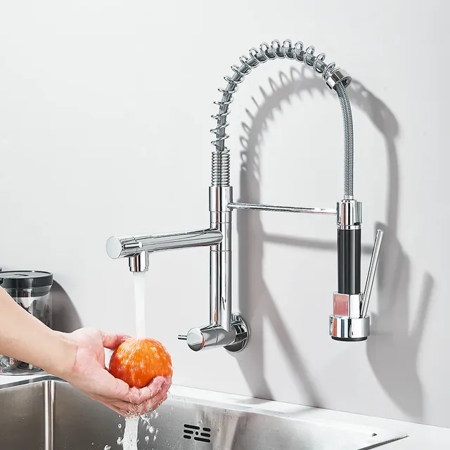 Robinet mural monocommande professionnel douchette… – vue 5