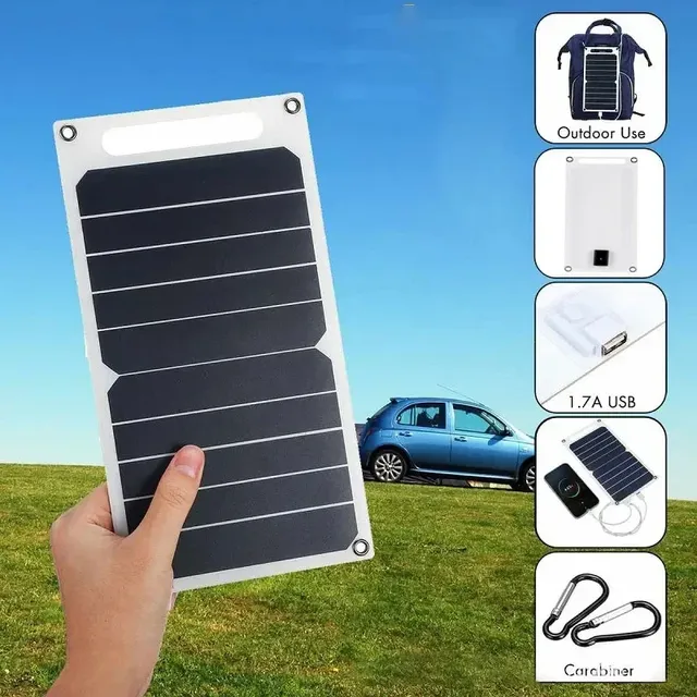 Panneau solaire 30W avec USB – vue 3